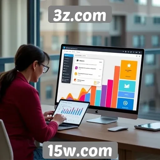 Estatísticas de acessos e engajamento no 3z.com