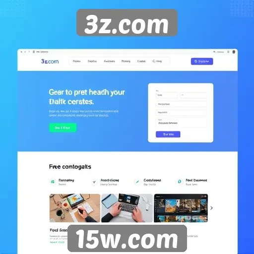 Interface do usuário do site 3z.com é amigável